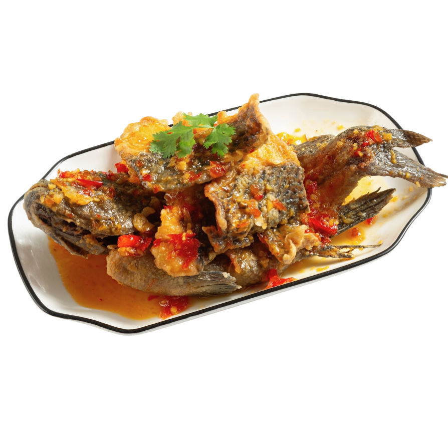 Crispy Fish with Tamarind Sauce