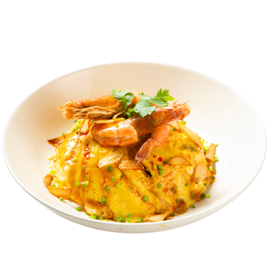 Shrimp Omelette Rice